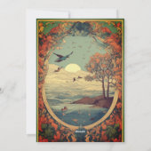 "Des modèles de cartes de voeux frais et fabuleux  (Dos)