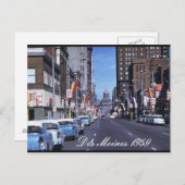Des Moines 1959 Briefkaart (Voorkant / Achterkant)