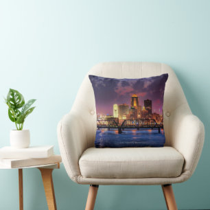 Des Moines, Iowa cityscape Kussen