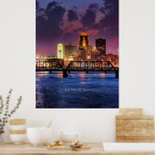 Des Moines, Iowa cityscape Poster (Keuken)