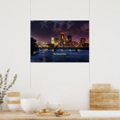 Des Moines, Iowa cityscape Poster (Keuken)
