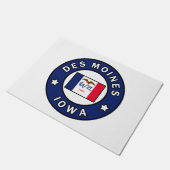 Des Moines Iowa Deurmat (Schuin)