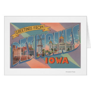 Des Moines, Iowa - grandes scènes 3 de lettre