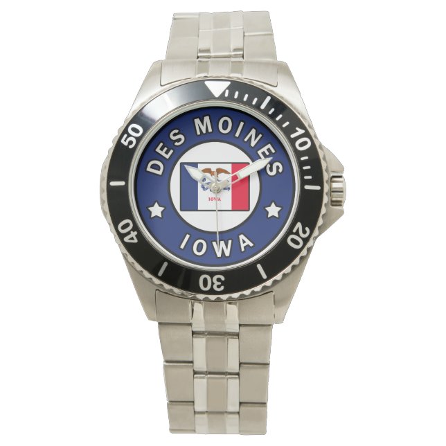 Des Moines Iowa Horloge (Voorkant)