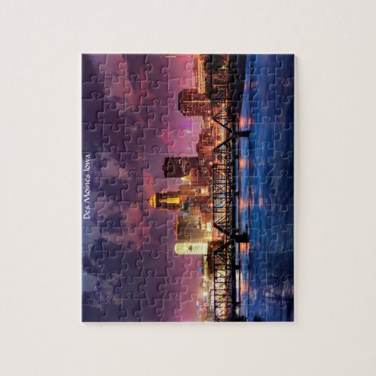 Des Moines Iowa. Jigsaw Puzzle (Vertical)