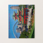 Des Moines Iowa.kerstgroeten Legpuzzel (Verticaal)
