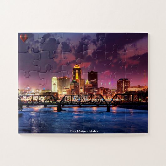 Des Moines Iowa Legpuzzel (Horizontaal)