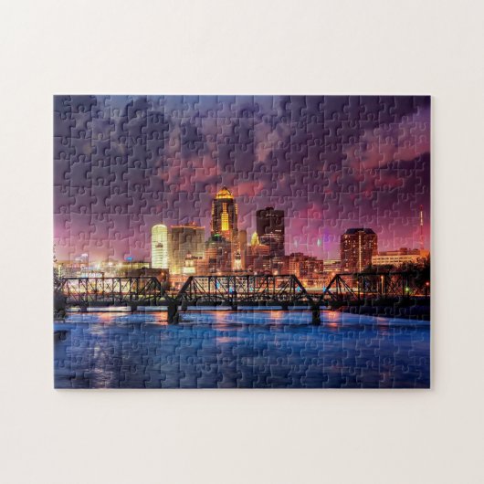 Des Moines Iowa Legpuzzel (Horizontaal)