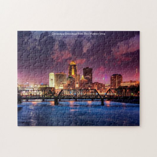 Des Moines Iowa. Puzzle (Horizontal)