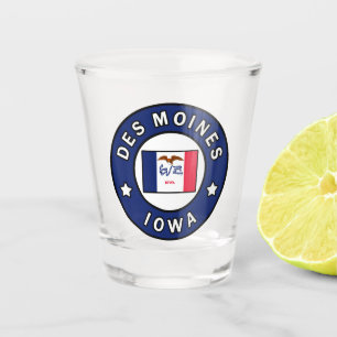 Des Moines Iowa Shot Glas