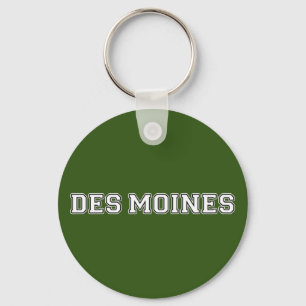 Des Moines Iowa Sleutelhanger