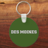 Des Moines Iowa Sleutelhanger (Voorkant)