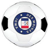 Des Moines Iowa Voetbal (Gedraaid)