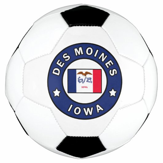 Des Moines Iowa Voetbal (Voorkant)