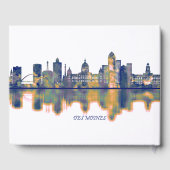 Des Moines Skyline Gastenboek (Achterkant)