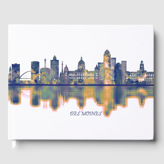 Des Moines Skyline Gastenboek (Voorkant)