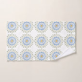 Des motifs floraux colorés (Serviette à main)