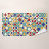 Des motifs islamiques sans couture. Nom islamique (Serviette de bain)