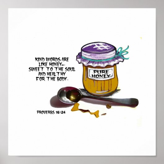 Des mots comme miel Poster (Devant)