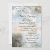 Des mouches volent avec un Invitation Baby shower (Dos)