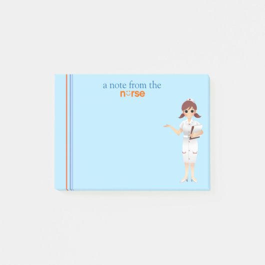 Des notes de post-it d'infirmière (Devant)