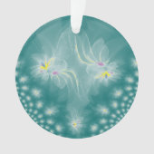 Des nymphes d'eau fractée en or blanc (devant)