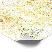 Des pavots et une affiche d'oiseaux 20" x 20" (Coin)