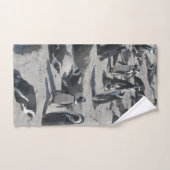 Des pingouins mignons sur le set de serviettes de  (Serviette à main)