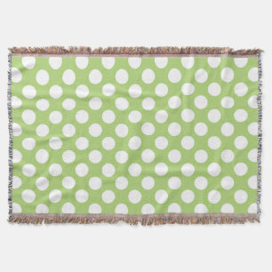 Des pois blancs et verts jettent la couverture