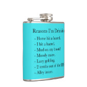 Des raisons je bois le flacon du coureur de baril (Droite)