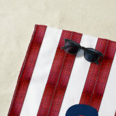Des Rayures Dans La Serviette De Plage Abstraite (En situation)