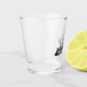 Des rennes chatoyants en verre tourné (Gauche)