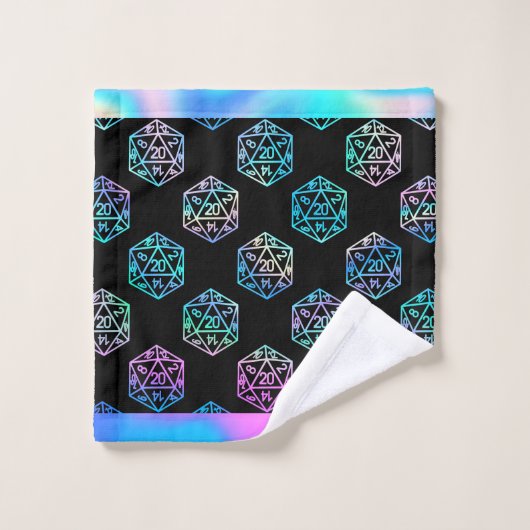 Dés RPG | Holo Old School Imaginaire Tabletop Game (Gant de toilette)