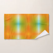 Des serviettes de couleur vive pendent à une barre (Serviette à main)