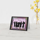 Des Soeurs Chantant Alleluia Note Cartes (Fleur jaune)