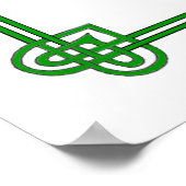 Des souhaits irlandais avec imprimé ou affiche de  (Coin)