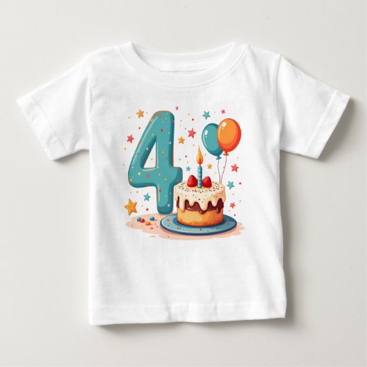 Des T-shirts pour l'anniversaire d'un enfant de qu (Devant)