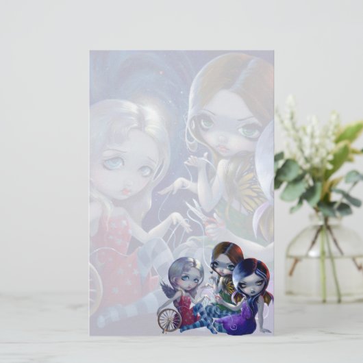 "Des trois papeterie destins" (Debout devant)