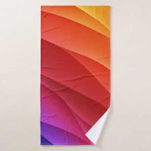 Des vagues de spectre. couleur de fond colorée Abs