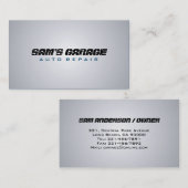 Des véhicules à moteur - cartes de visite (Devant / Derrière)