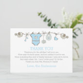 Des vêtements de babyboy élégants et bleus merci B (Debout devant)