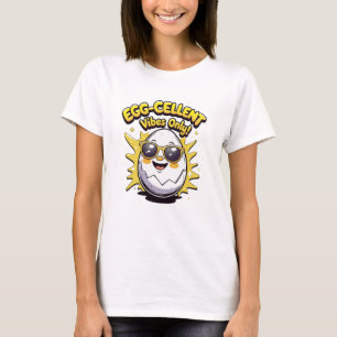 🥚 Des vibrations œuf-tastic ! T-shirt drôle et mi