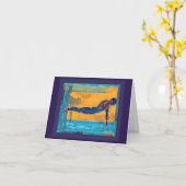 Désactivez la carte de voeux Blocks (Fleur jaune)