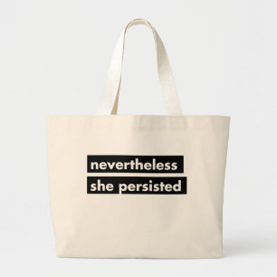 Desalniettemin blijft zij haar verklaring tas