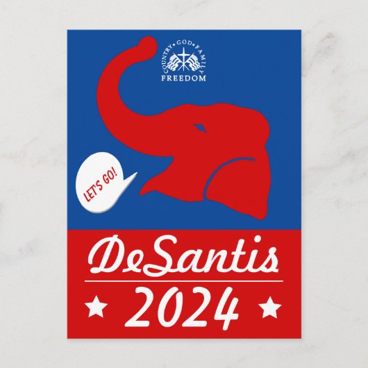 DeSantis 2024 Briefkaart (Voorkant)