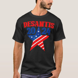 Desantis 2024: Gouverneur van de Amerikaanse vlag  T-shirt