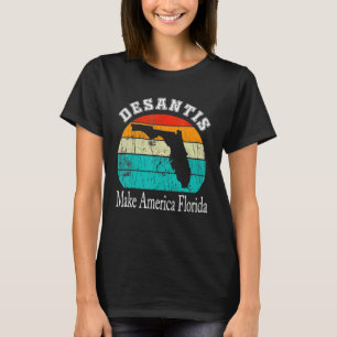 Desantis 2024 Make America Florida Election Vintag T-shirt