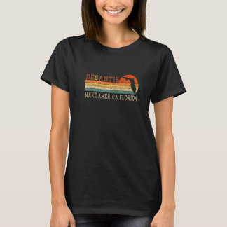 Desantis 2024 Make America Florida Flag Election R T-shirt