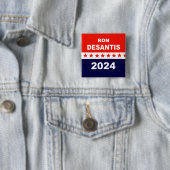 DeSantis 2024 Vierkante Button 5,1 Cm (In situ)