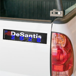 DeSantis 2028 op Black Rock Bumpersticker